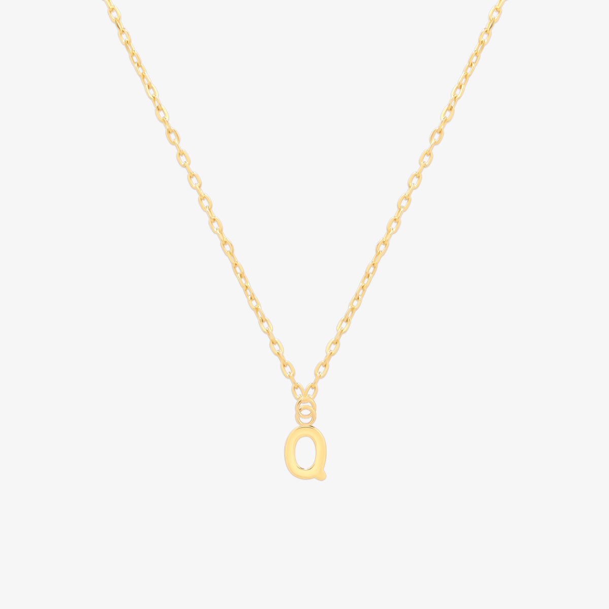 Classic Initial Pendant Necklace - Personalized A-Z Letter Jewelry for Women - Perfect Gift for Birthday, Anniversary & Valentine's Day