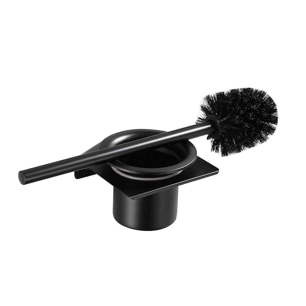 Stainless Steel Toilet Bowl Brush Set with Stand - 304 Long Handle Toilet Brush with Strong Bristles for Deep Cleaning | Bathroom Cleaning Essentials for Home, Hotel & Office Use