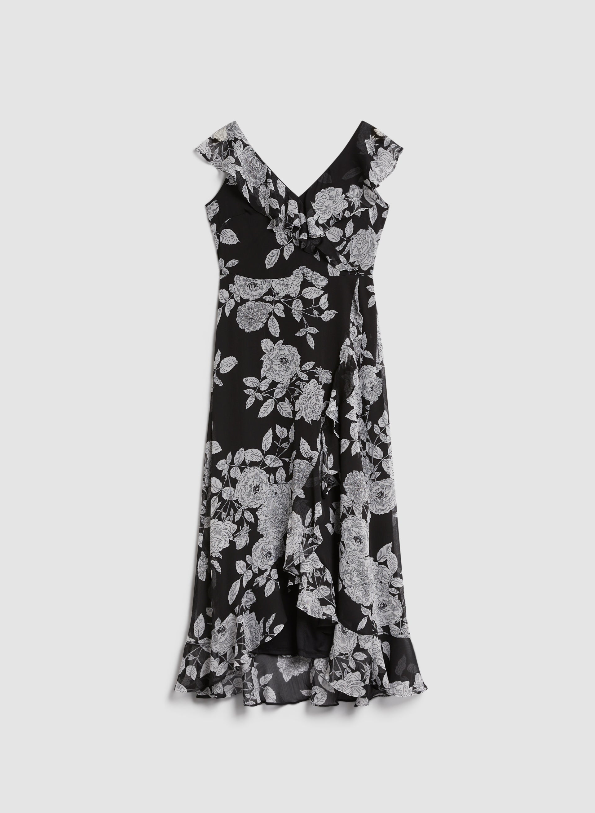Floral Print Maxi Dress for Women - Summer Boho Long Flowy Dress with Pockets | Perfect for Beach, Vacation & Casual Outings