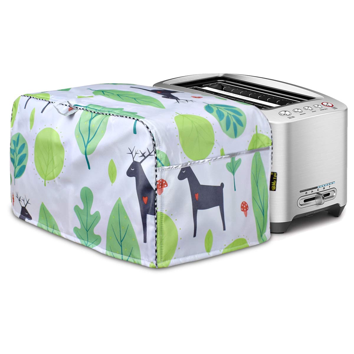**Air Fryer Cover with Accessory Pocket - Dust & Oven Protection for Air Fryers - Compatible with Most Models (Green) - Perfect for Kitchen Storage & Countertop Organization**