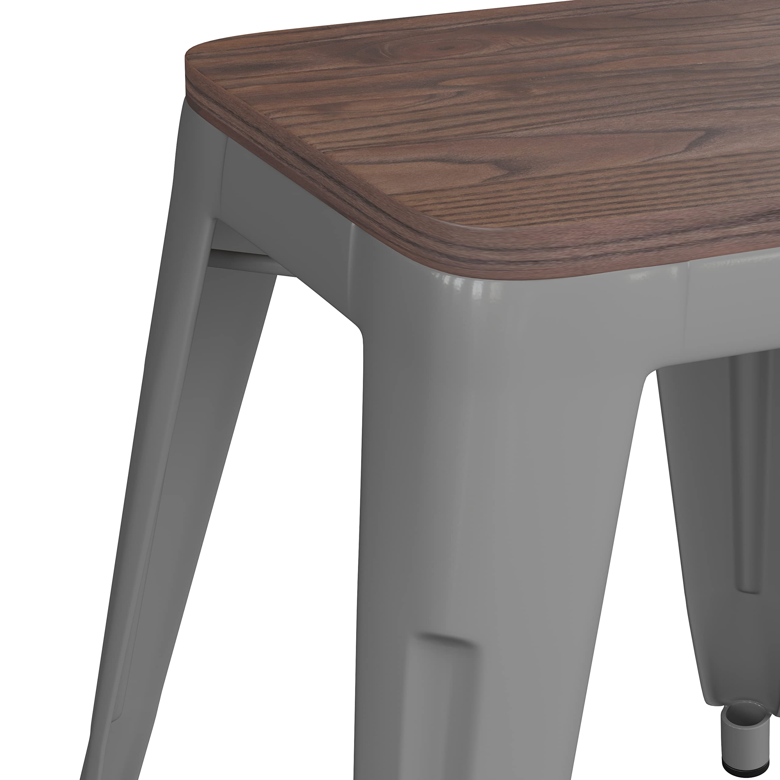 **Metal Bar Stools Set of 4 - 18