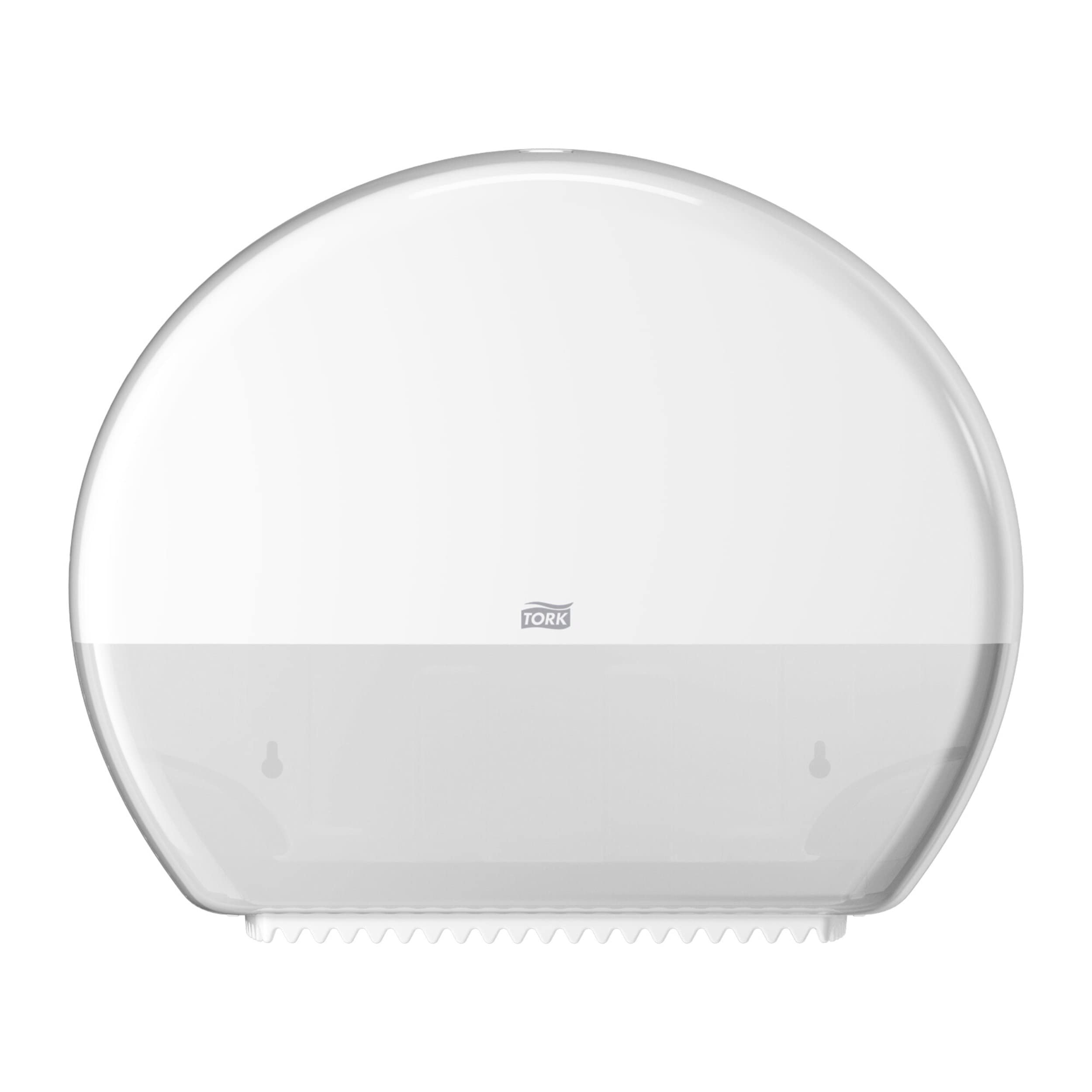 Tork 871800 White Wipes Dispenser - Wall Mounted Paper Towel Holder for Kitchen, Bathroom & Office Use