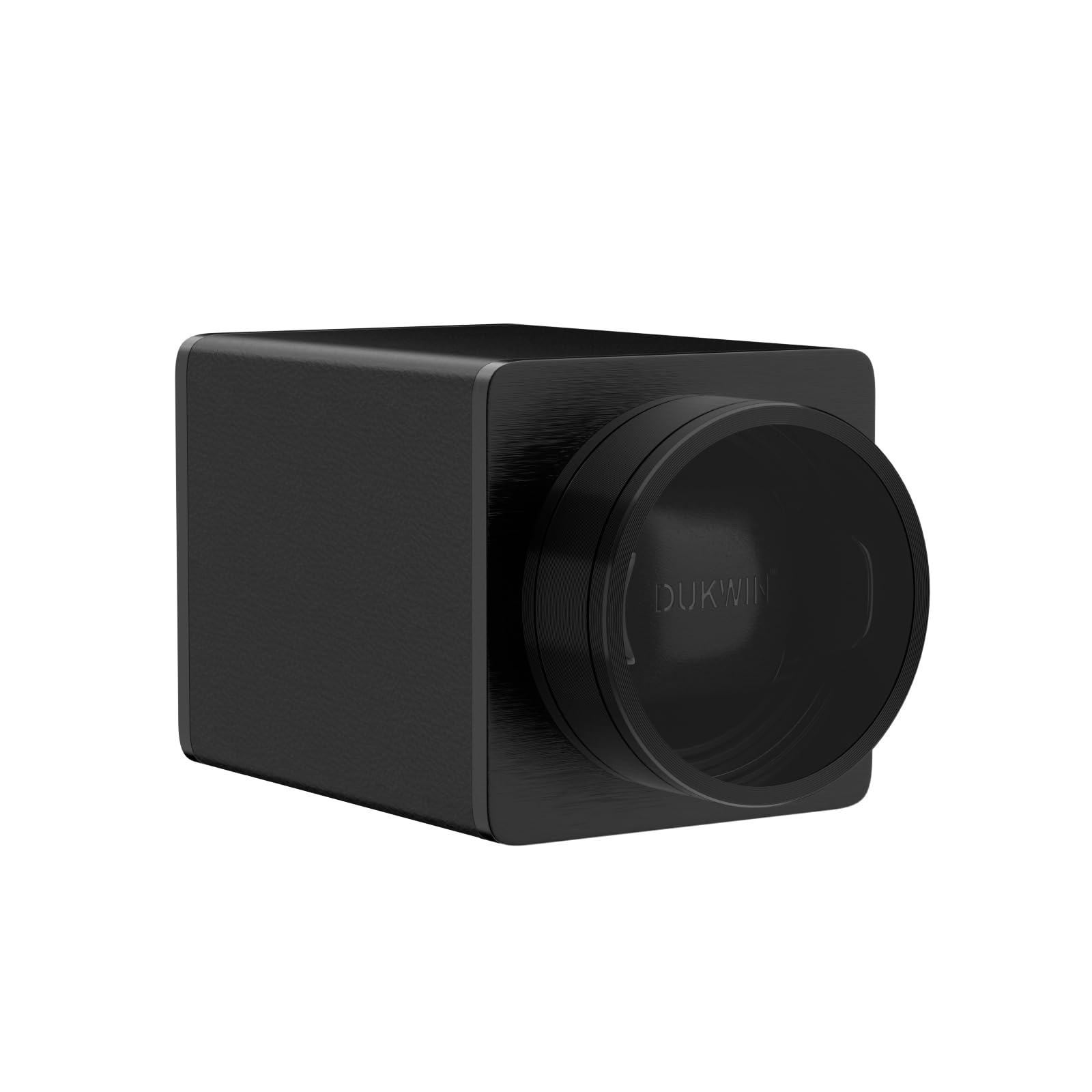 DUKWIN Single Watch Winder Box - Quiet Japanese Motor Automatic Watch Winder for Men & Women, Portable Travel Watch Case with Dual Power Supply (Battery & USB) - Perfect for Automatic Watch Storage & Travel Accessories