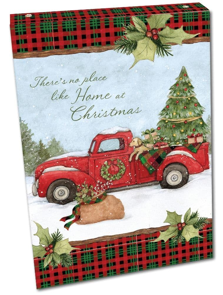 Lang Home Christmas Recipe Card Box - Medium Size, Multi-Color Recipe Organizer | Perfect for Holiday Cooking, Baking & Gift Giving