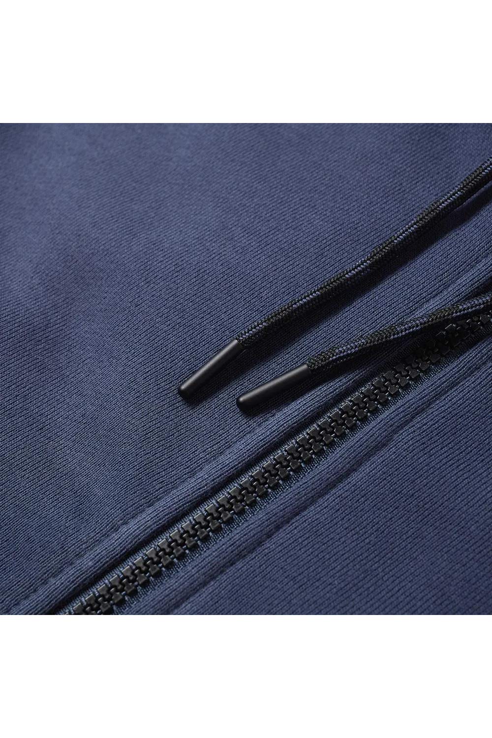 Nike AIR Hooded Tracksuit Top - Navy Blue Men's Athletic Jacket | Lightweight Running & Gym Workout Top for Training & Casual Wear