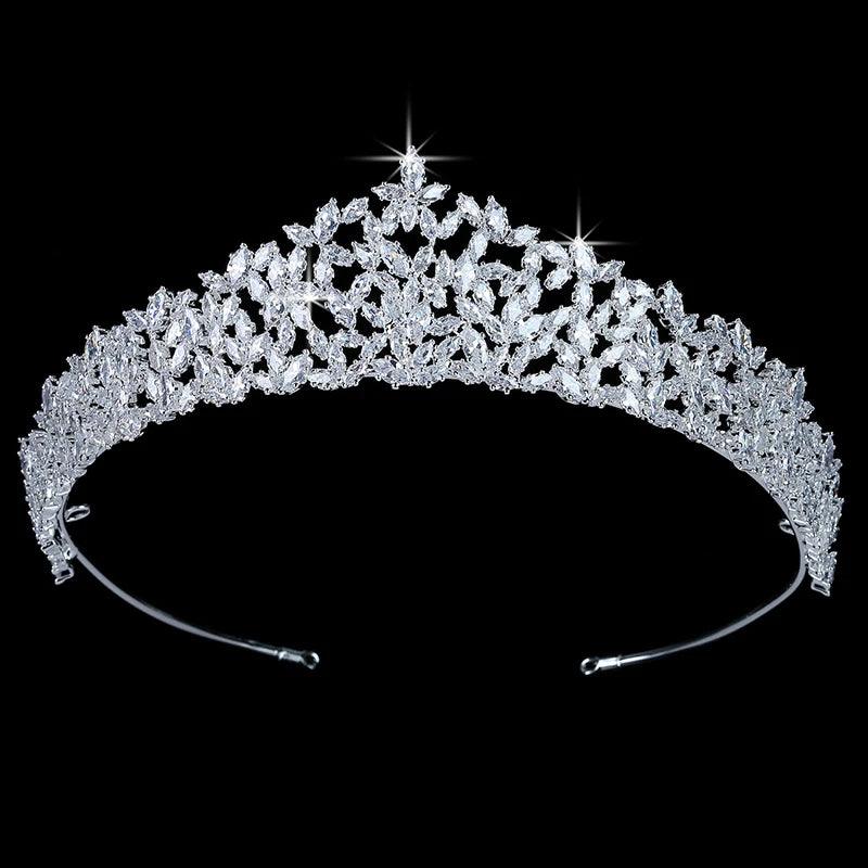Vintage Zircon Tiaras and Crowns | Elegant Bridal Hair Accessories for Weddings, Prom, Parties & Special Occasions | Perfect for Brides, Pageants & Formal Events