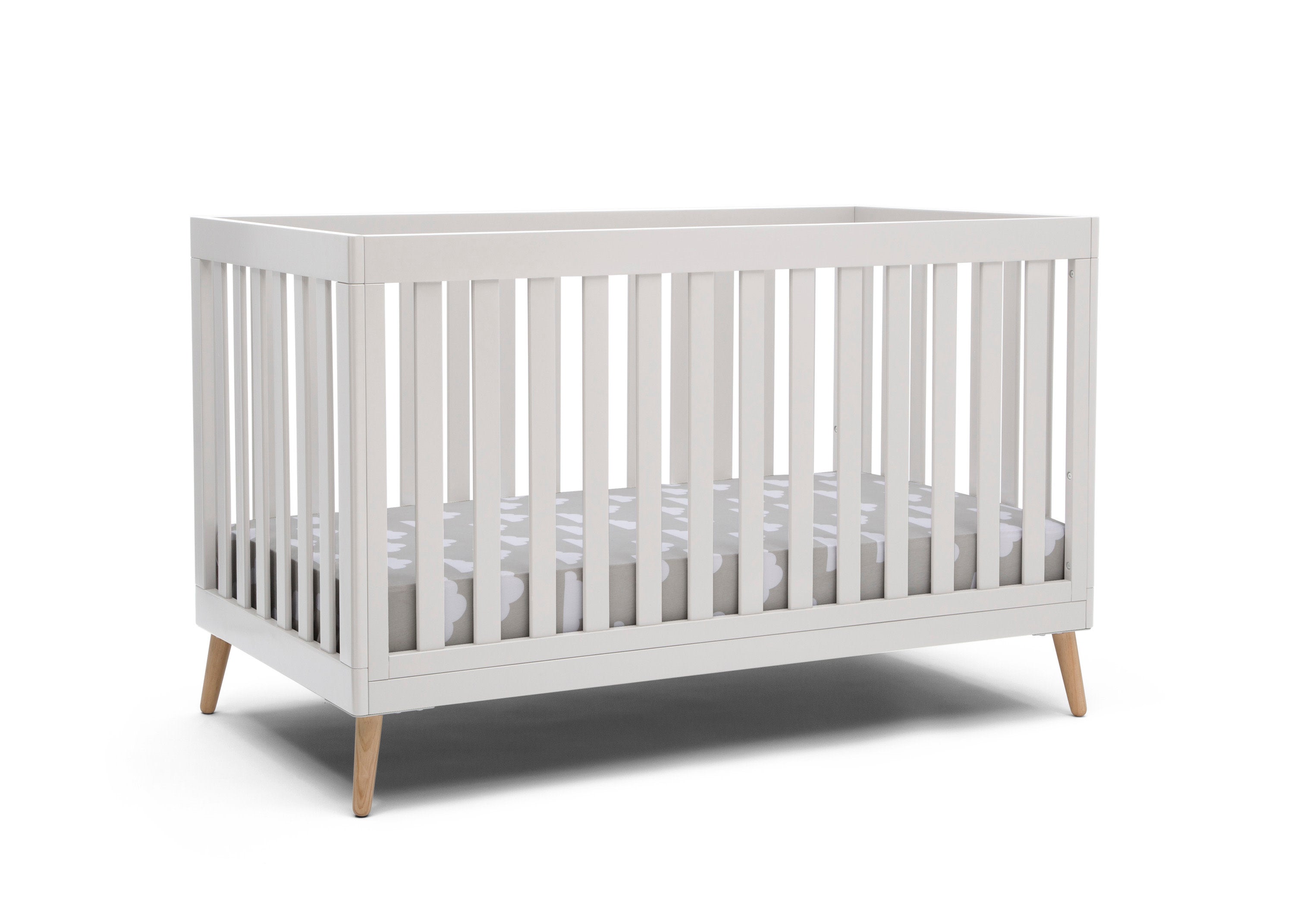 Essex 4-in-1 Convertible Baby Crib - Toddler Bed, Daybed & Full-Size Bed Conversion - Safe Nursery Furniture for Newborns & Kids - Perfect for Bedrooms, Daycare & Guest Rooms