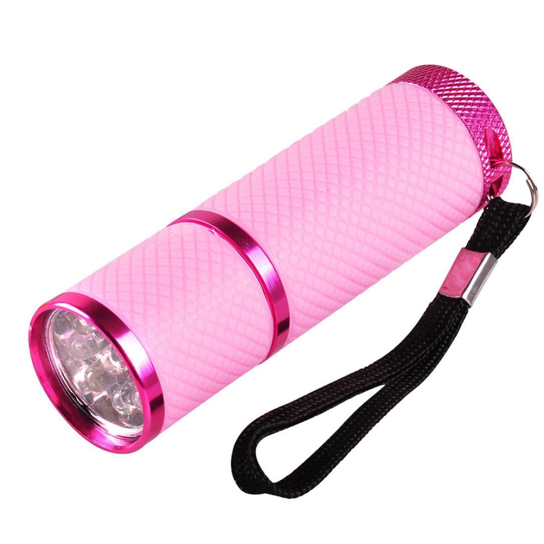 UV LED Flashlight - 9 LED Pet Urine Detector & Nail Gel Dryer | Portable UV Light for Stain Detection & Manicures | Perfect for Home Cleaning & Nail Salons