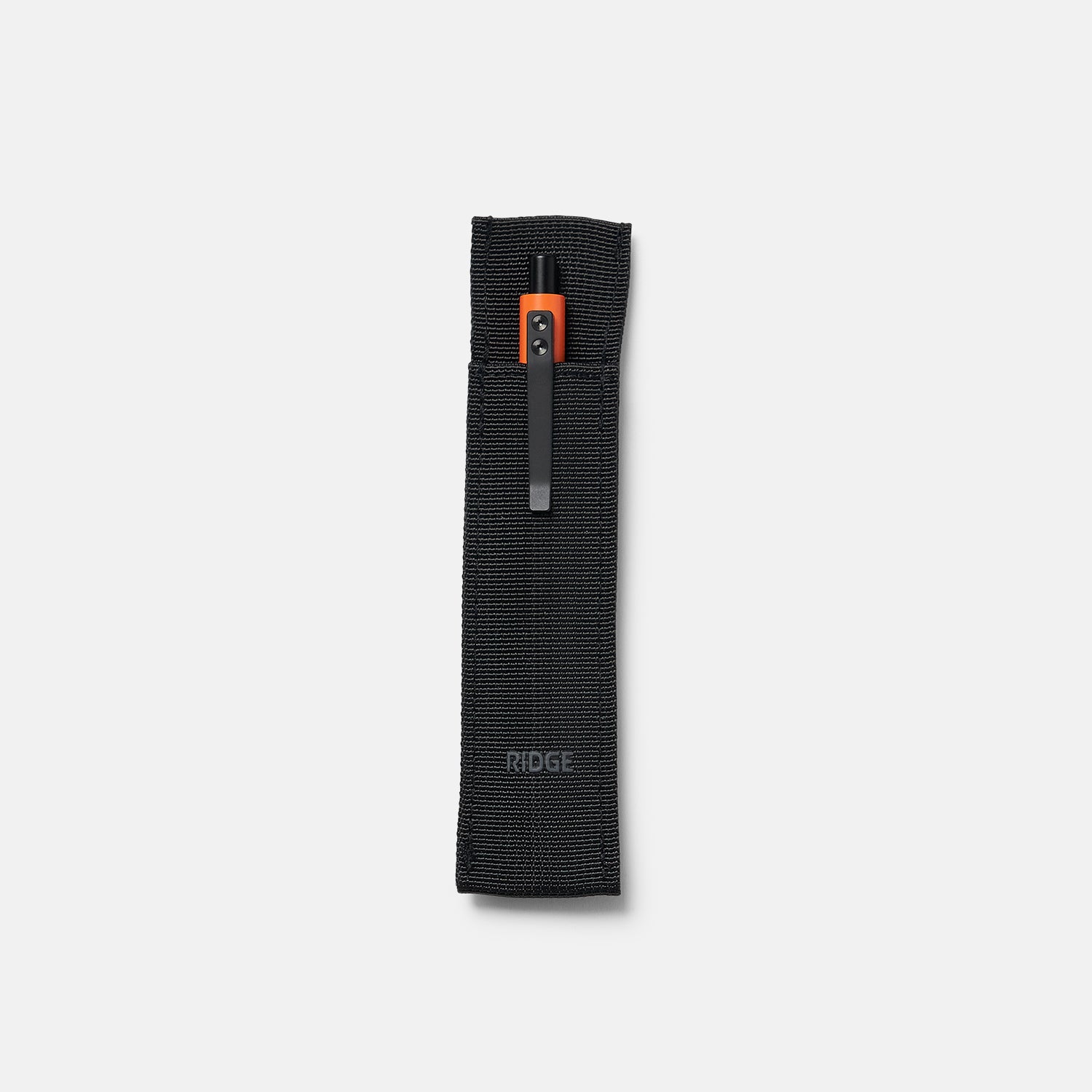 The Ridge Click Pen - Premium Titanium EDC Pen with Smooth Click Mechanism, Basecamp Orange - Perfect for Everyday Carry, Office Use, and Outdoor Adventures