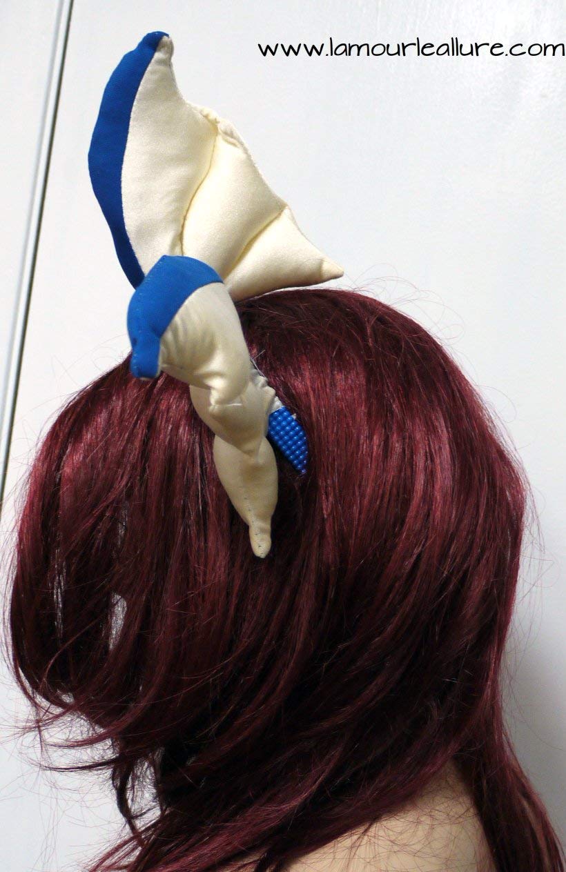 Vaporeon Ears Headband - Cute Pokemon Cosplay Costume Accessory for Anime Conventions, Halloween Parties & Themed Photoshoots
