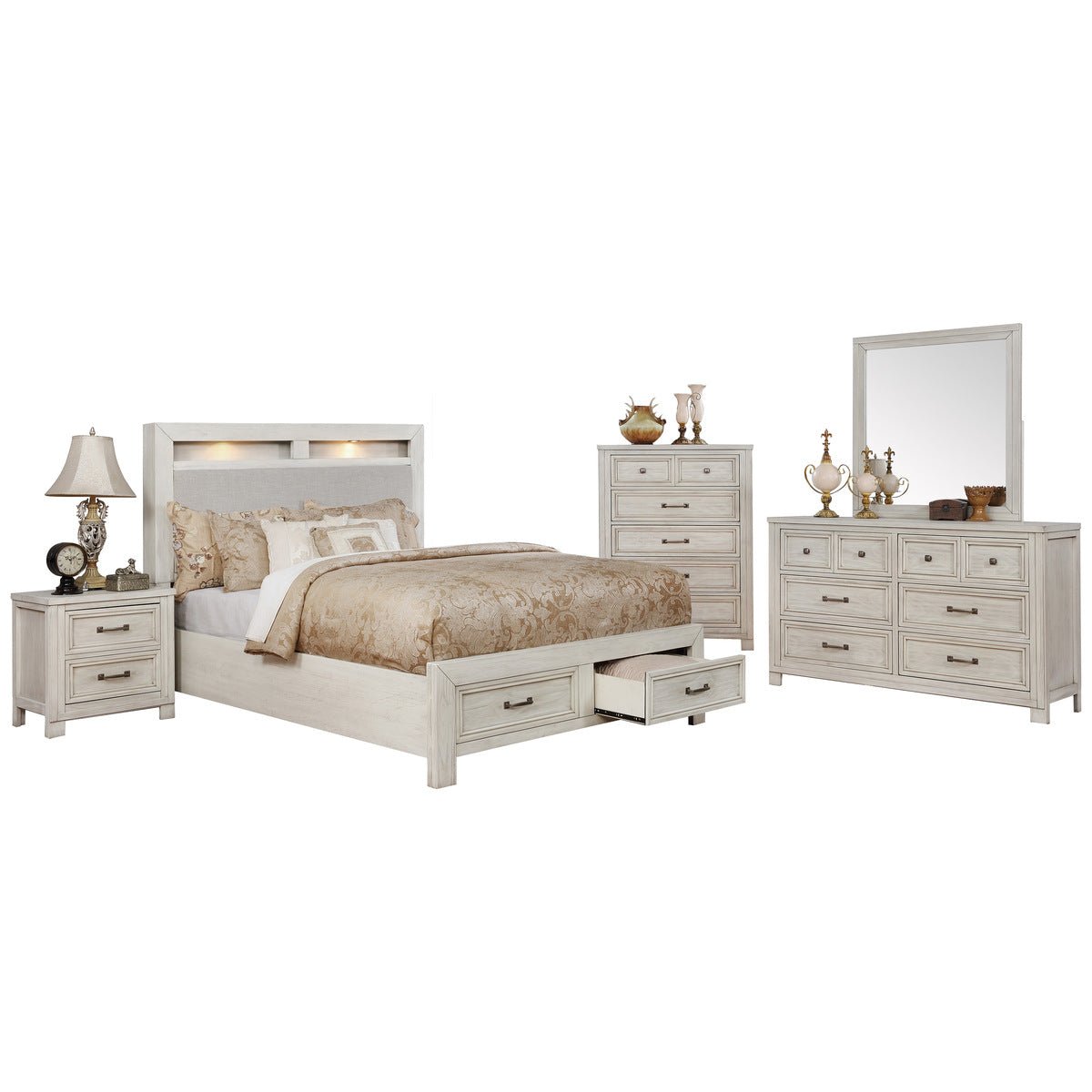 Darcy White Mirror - Elegant Full-Length Wall Mirror for Home Decor | Perfect for Living Room, Bedroom, and Entryway