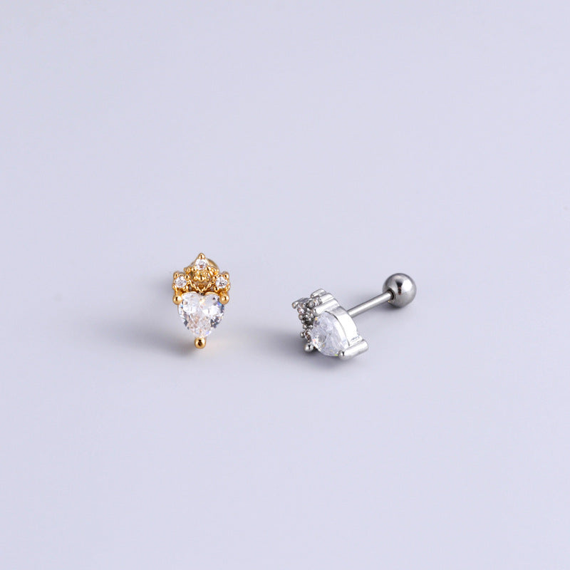 20G Evil Eye Cartilage Tragus Piercing Earrings - Stainless Steel Hypoallergenic Jewelry for Women | Perfect for Daily Wear, Parties & Gifts (HSPJ893)