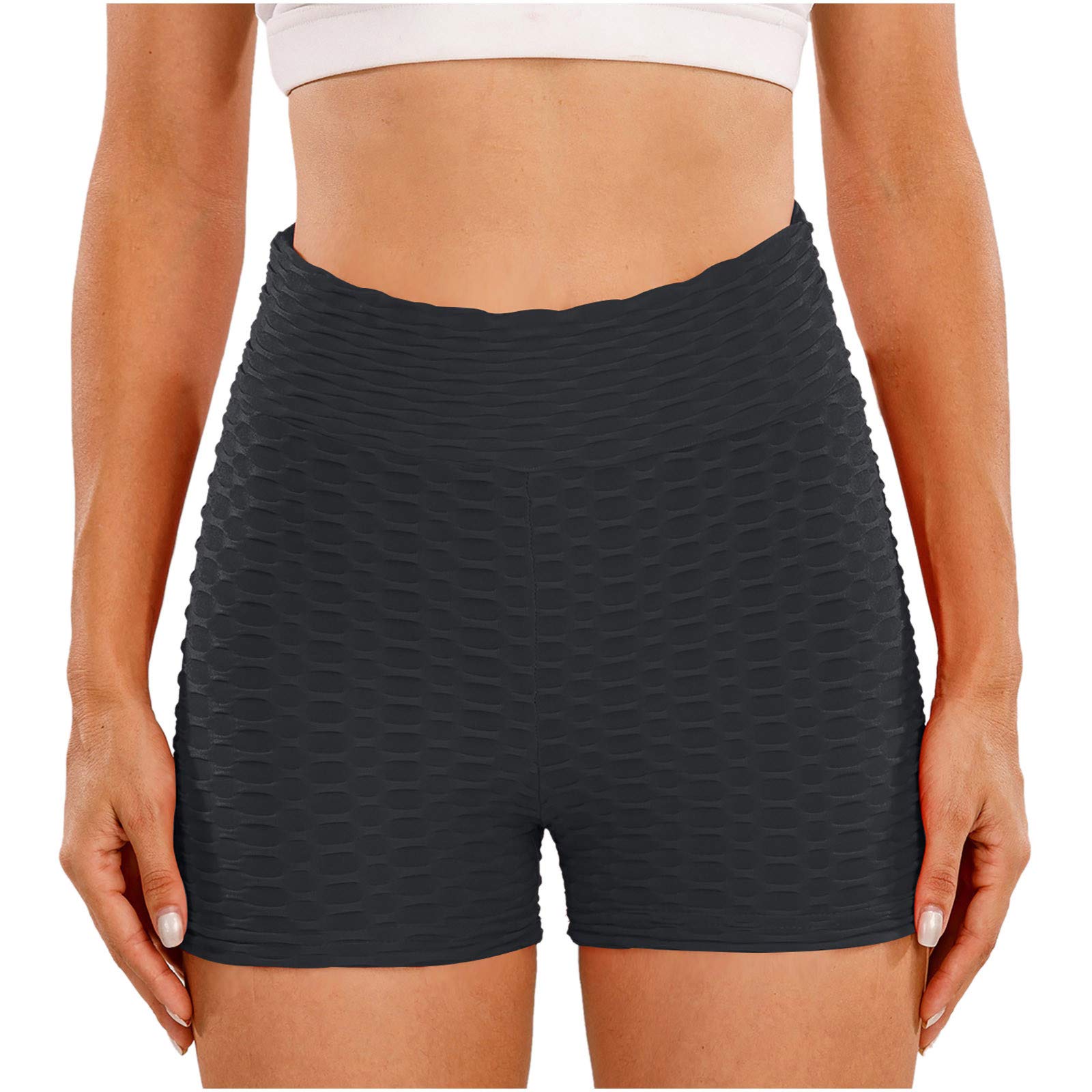 Posijego Women's High Waisted Tummy Control Leggings - Summer & Fall Compression Pants for Work, Yoga & Everyday Wear - Slimming Bodycon Workout Shorts & Casual Pants