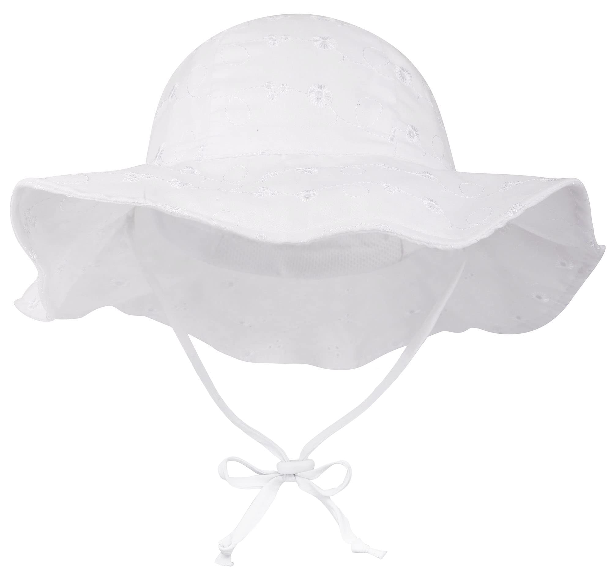 SimpliKids UPF 50+ Baby Sun Hat with Wide Brim - UV Protection for Infants & Toddlers - Perfect for Beach, Pool, Park and Outdoor Activities
