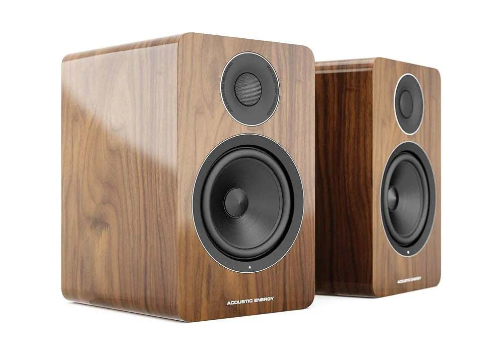 Acoustic Energy AE1 Active Bookshelf Speakers (Pair) - High-Performance Studio Monitors for Home Audio, Music Production & Professional Recording