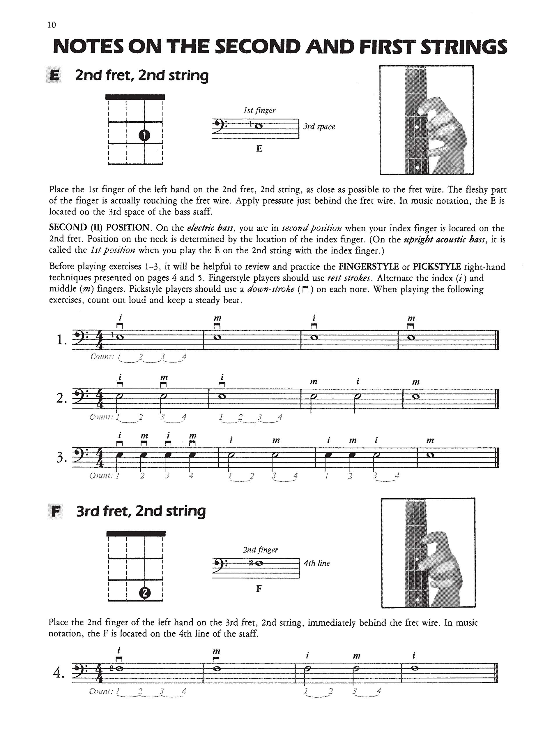 Bass Today: Beginner's Electric & Acoustic Bass Guitar Method Book - Learn to Play Bass for Rock, Jazz & Blues Music