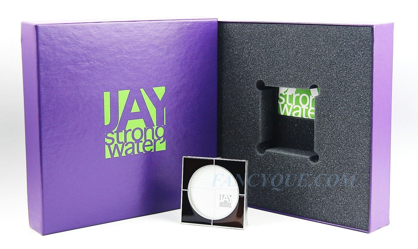 Jay Strongwater Round in Square 2 Inch Picture Frame - Elegant Chocolate Brown Photo Frame for Home Decor, Office Display, and Gift Giving