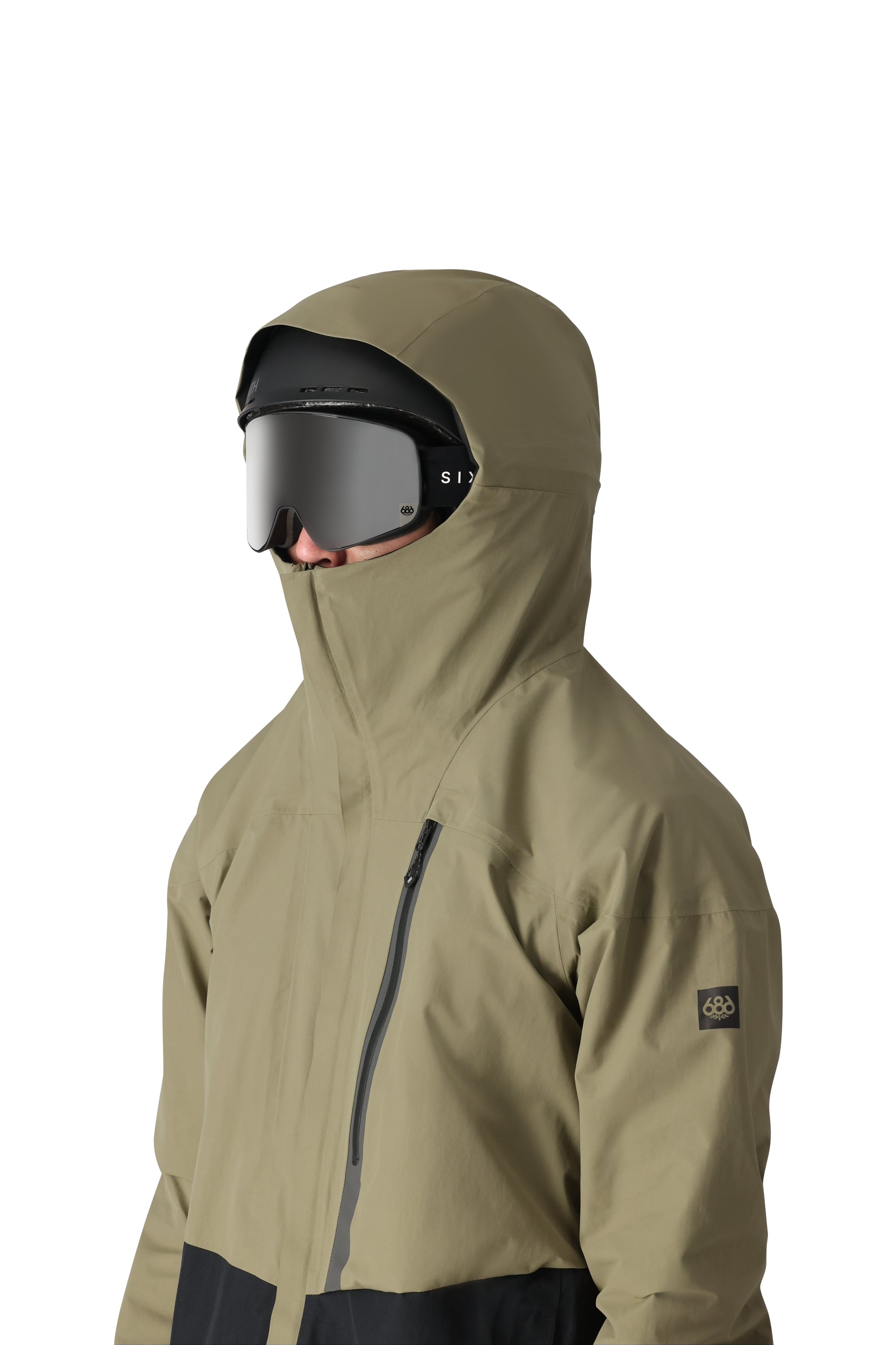 686 GORE-TEX GT Shell Jacket 2025 - Waterproof & Windproof Men's Ski Jacket for Snowboarding, Hiking & Outdoor Adventures