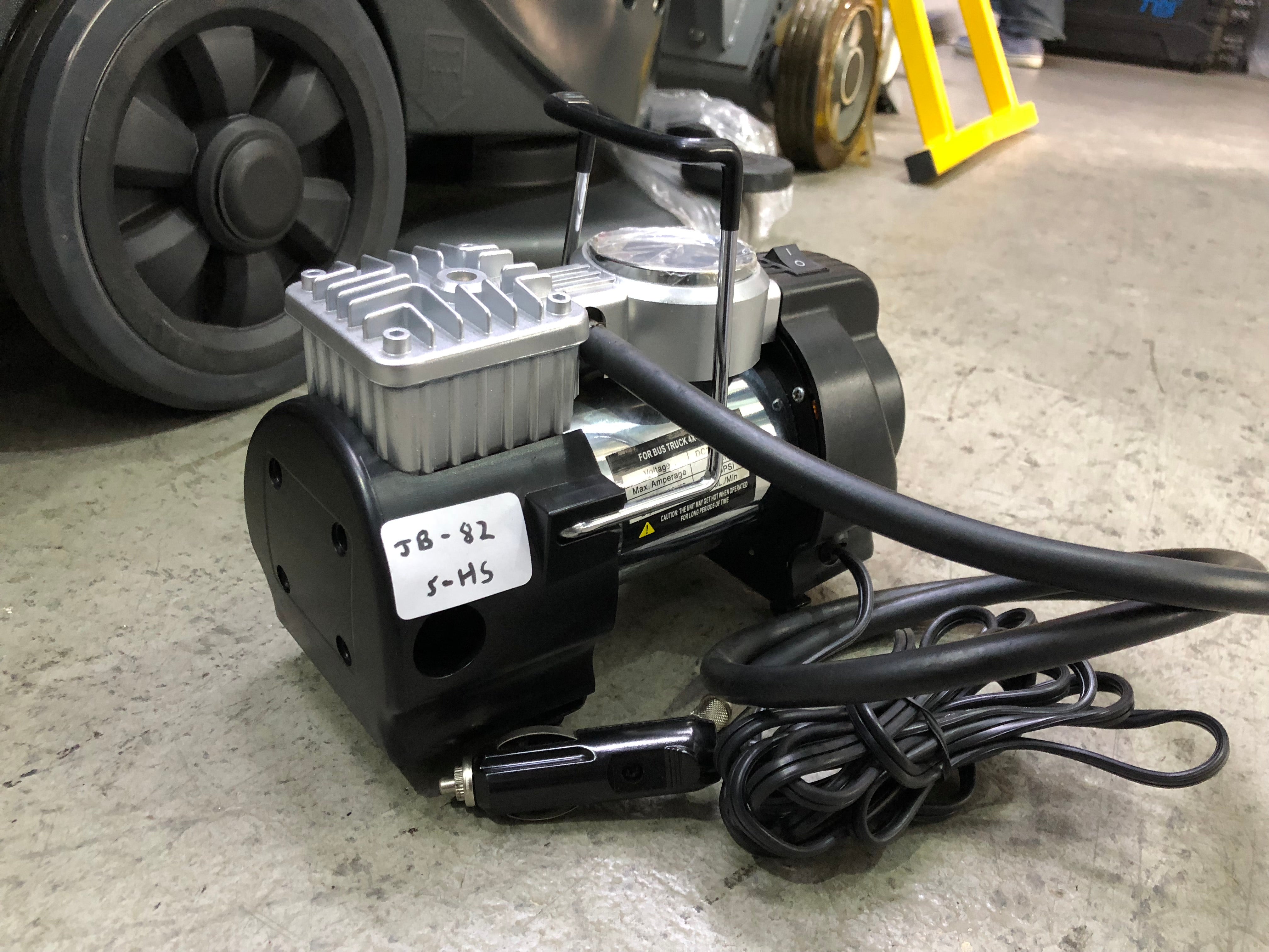Aiko 12V Mini Air Compressor for Cars - 150PSI Max Pressure, 35L/min (JB 82) & 85L/min (JB 88) - Portable Tire Inflator for Emergency Roadside Use, Bikes, Sports Balls, and Inflatables