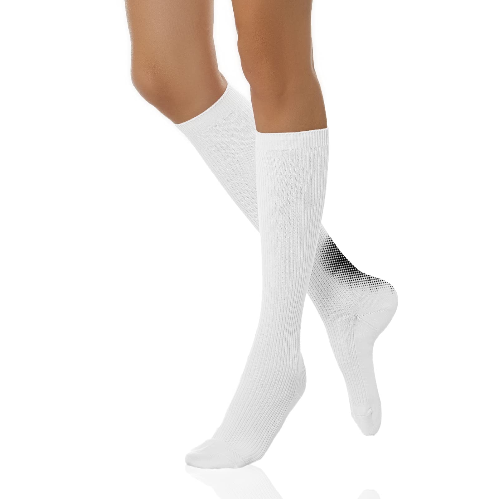 Funny Compression Socks for Women & Men - Winter Warm Socks for Improved Circulation, Running, Sports, Nursing & Travel - Perfect for Workouts, Hospital Shifts & Long Flights