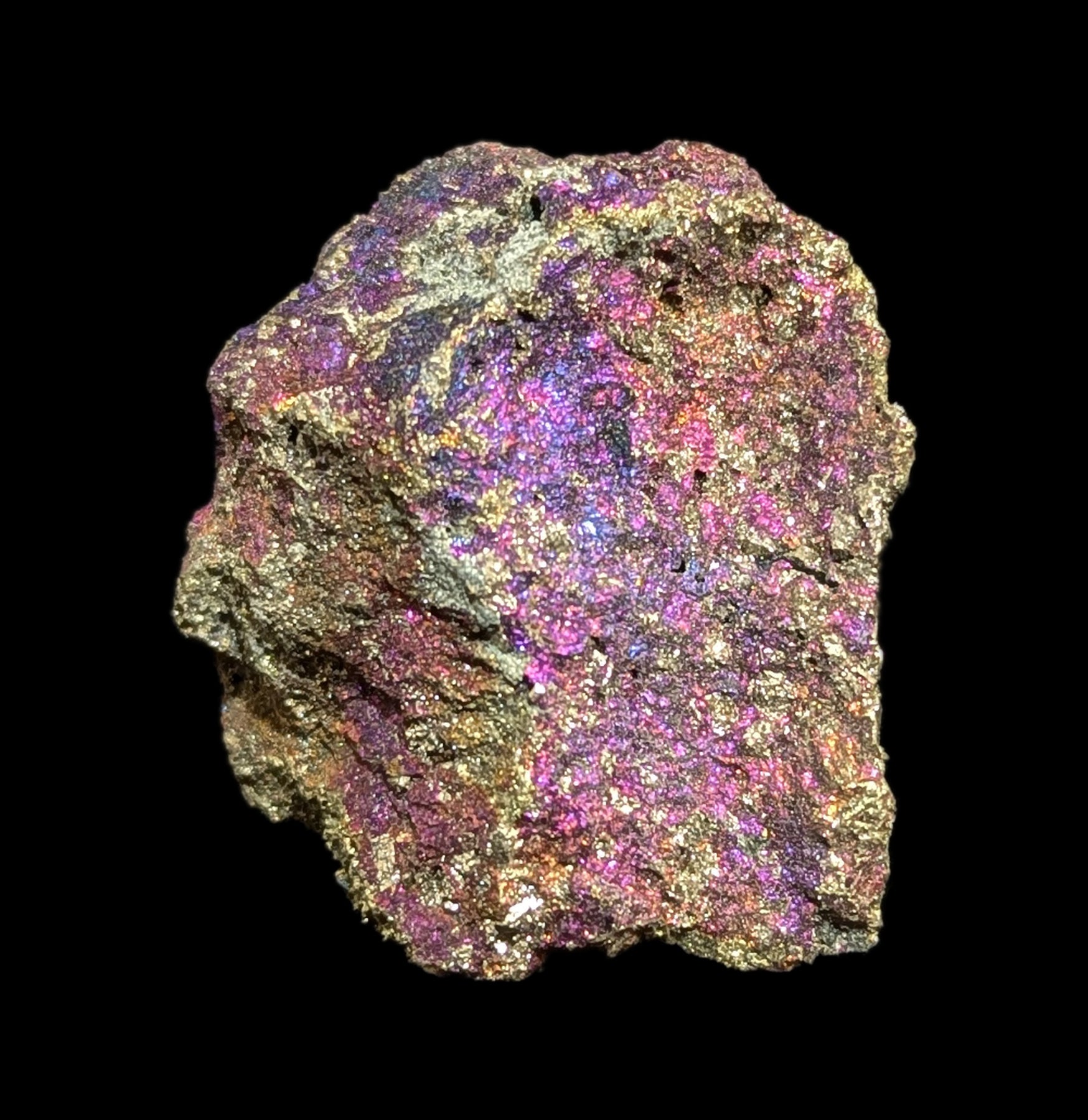 Natural Chalcopyrite Peacock Ore - Raw Healing Crystal for Meditation, Energy Work & Home Decor | Spiritual Healing Stone for Chakra Balancing & Positive Energy