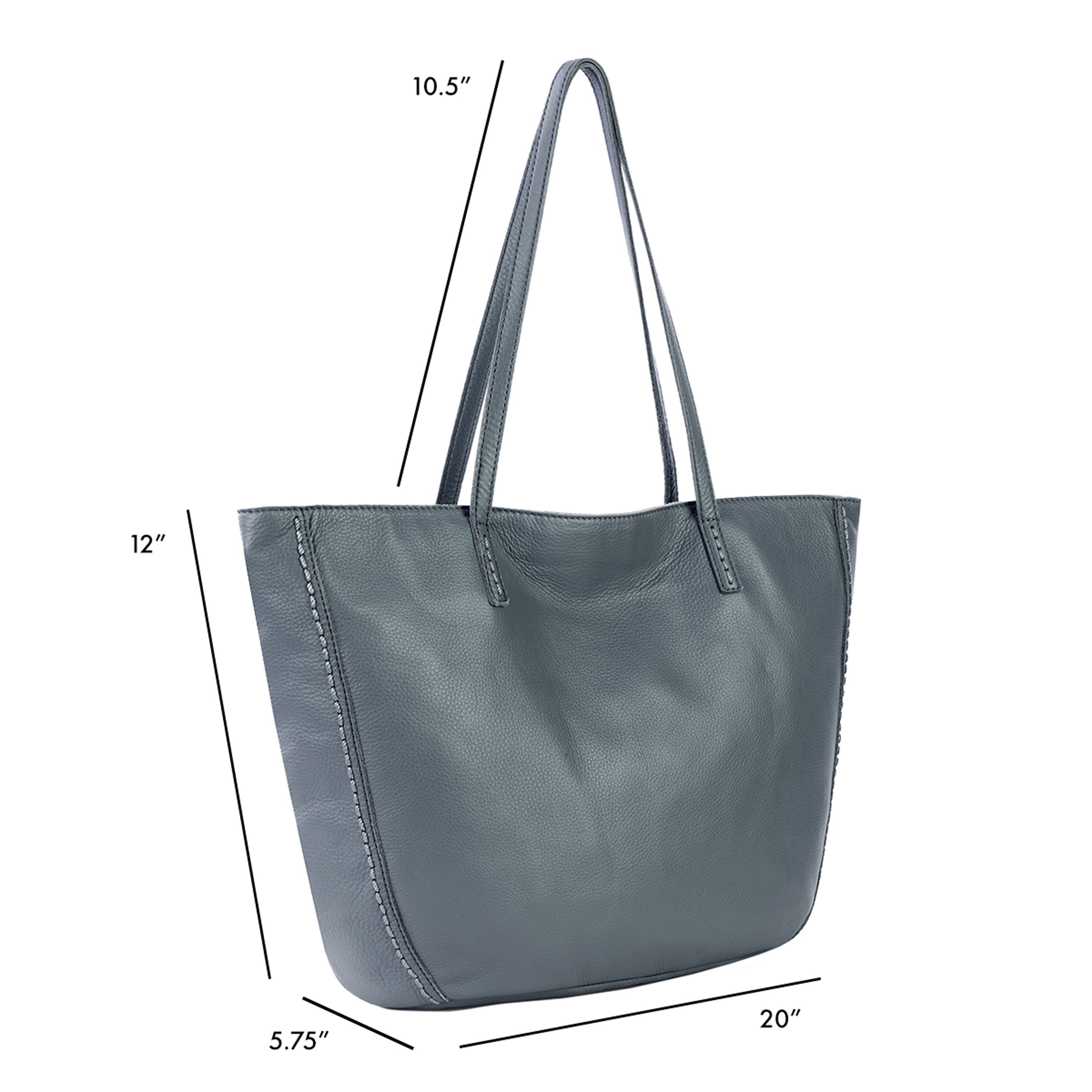 Faye Large Tote Bag for Women - Spacious Canvas Tote with Leather Handles - Perfect for Work, Travel & Shopping | Stylish & Durable Everyday Carryall