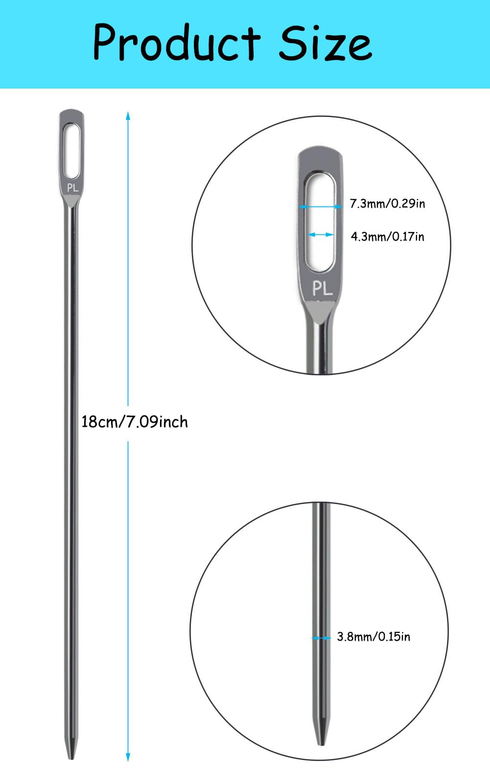 Quick & Easy Drawstring Threader Tool - Replacement Needle for Jackets, Swim Trunks, Pants, Sweatpants, Shorts & Hoodies | Perfect for DIY Repairs & Clothing Adjustments at Home