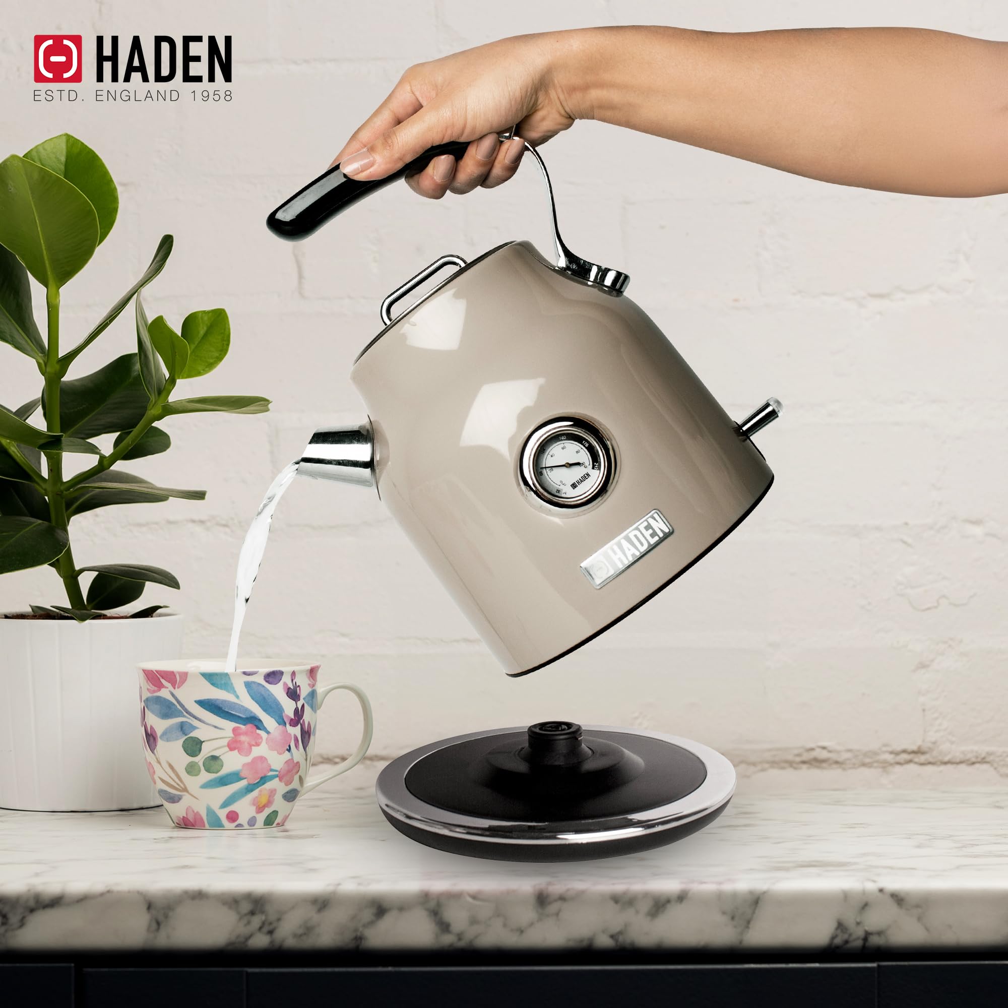HADEN 12 Cup Drip Coffee Maker with Stainless Steel Electric Kettle - 1.7L Fast Boiling Water Kettle for Coffee, Tea & Hot Beverages - Perfect for Home, Office & Kitchen Use