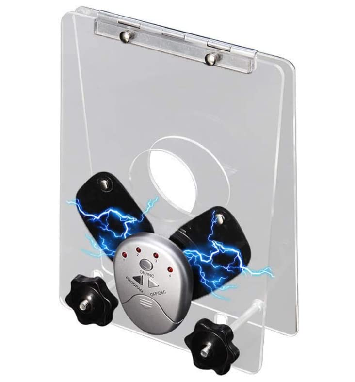 Electric Ball Press CBT Board - Testicle Presser & Penis Enlargement Device - Chastity Belt for Extreme Bondage BDSM - Male Sex Toys for Torture & Masturbation - Transparent Design (Perfect for BDSM Play, Solo Exploration & Couples Bondage Scenes)