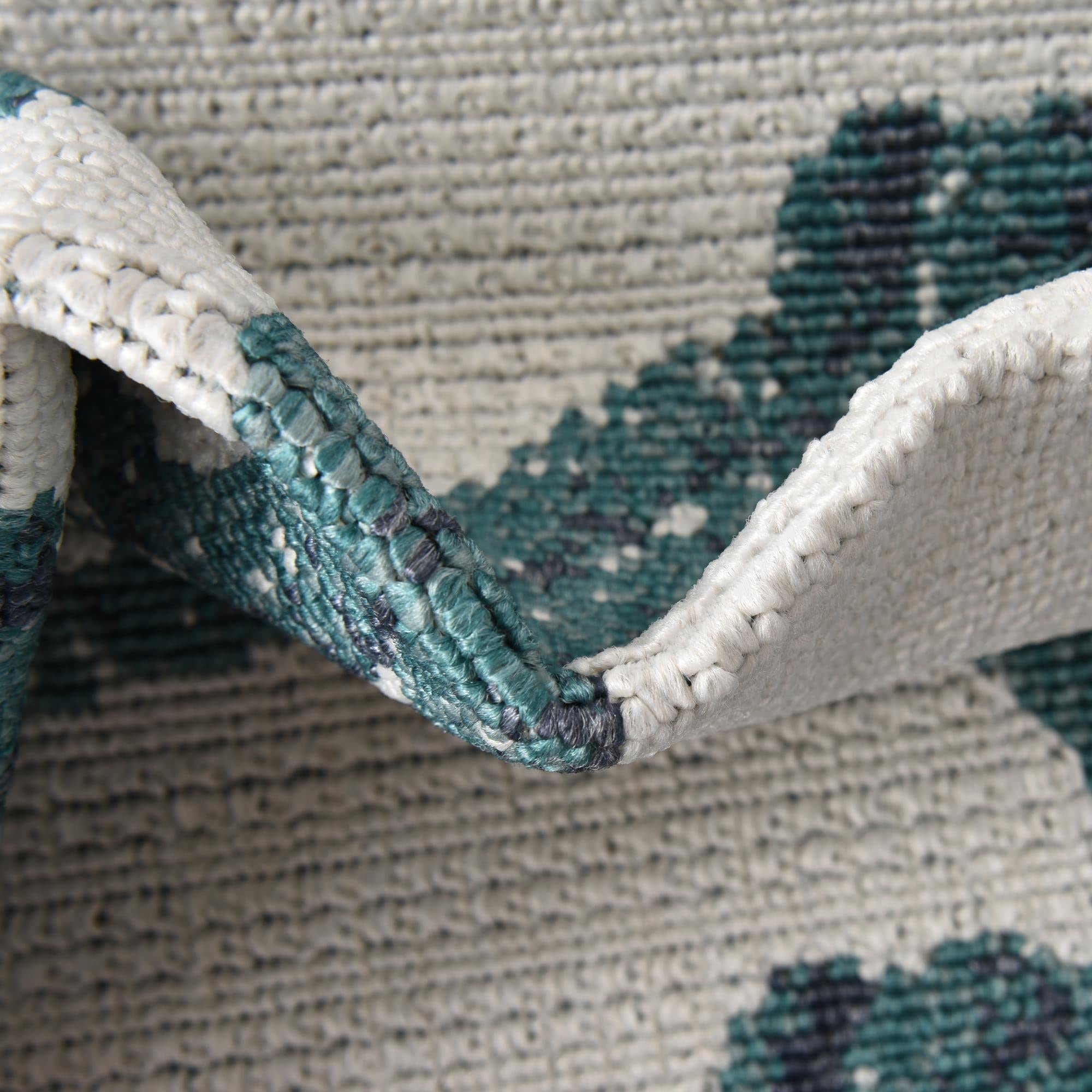 Unique Loom Outdoor Coastal Collection Area Rug - Tethered 7'10