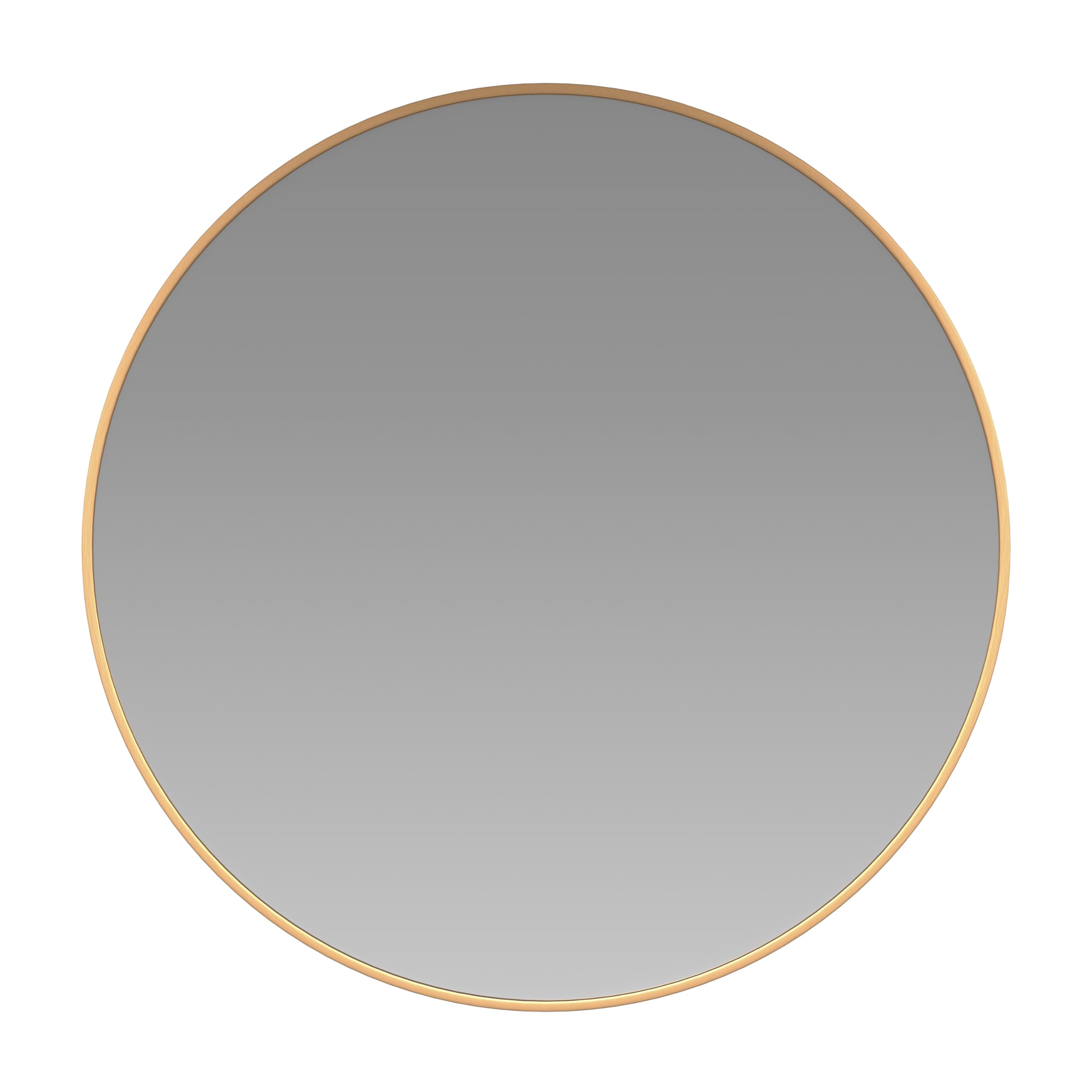 Gold Round Wall Mirror 30