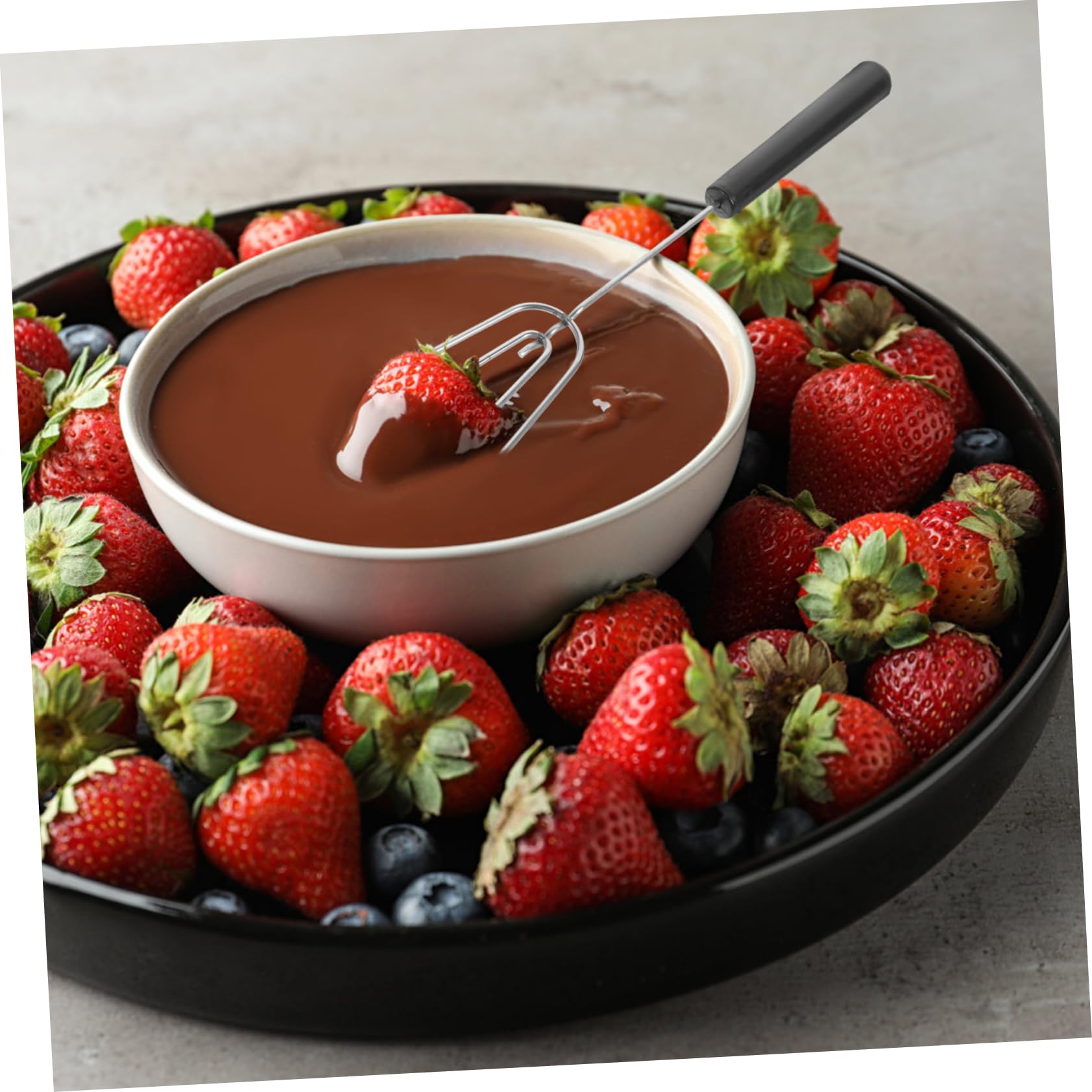 IMIKEYA 5-Piece Stainless Steel Chocolate Dipping Forks Set - Professional Fondue Tools for Melting Chocolate, Cheese & Candy - Perfect for Chocolate Fountain, Fruit Dipping & Dessert Parties