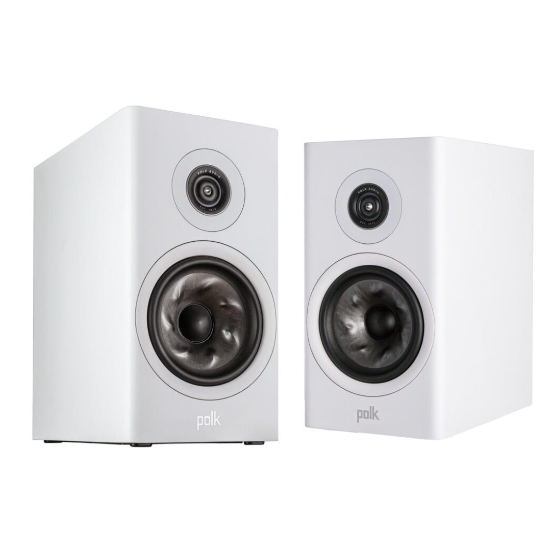 Polk Reserve R200 Premium Bookshelf Speakers (Pair) - High-Fidelity Audio for Home Theater & Music Listening