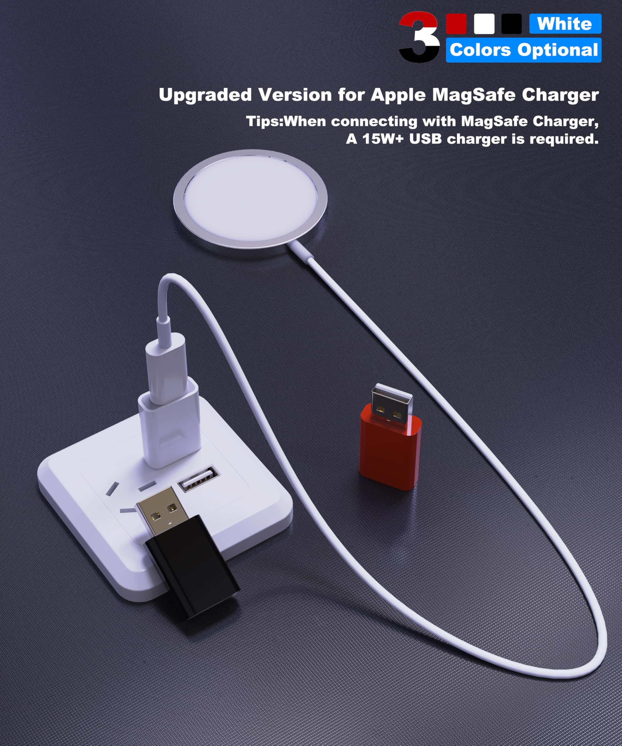 USB C Female to USB Male Adapter - Type C to A Charger Converter Compatible with iPhone 16/15/14/13/12 Pro Max/Mini, iPad, AirPods, Galaxy Note & Google Pixel 9/8/7 XL - Perfect for Travel, Office & Home Charging Solutions