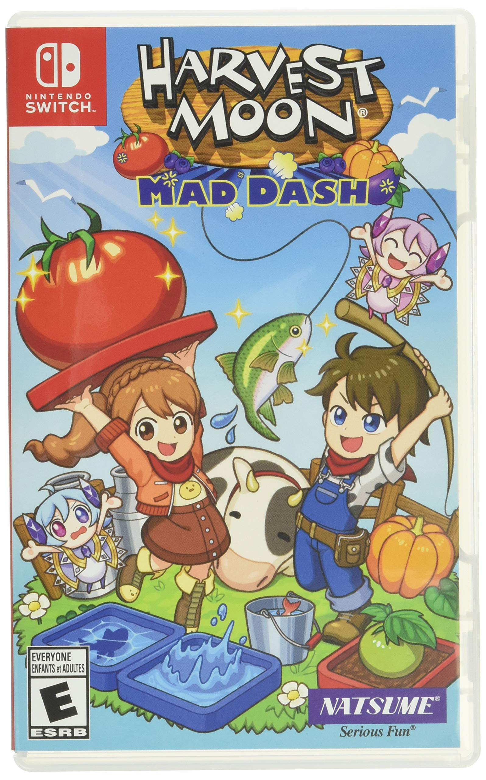 Harvest Moon: Mad Dash - Nintendo Switch Game (Standard Edition) | Farming Simulation & Multiplayer Fun for Family Game Night