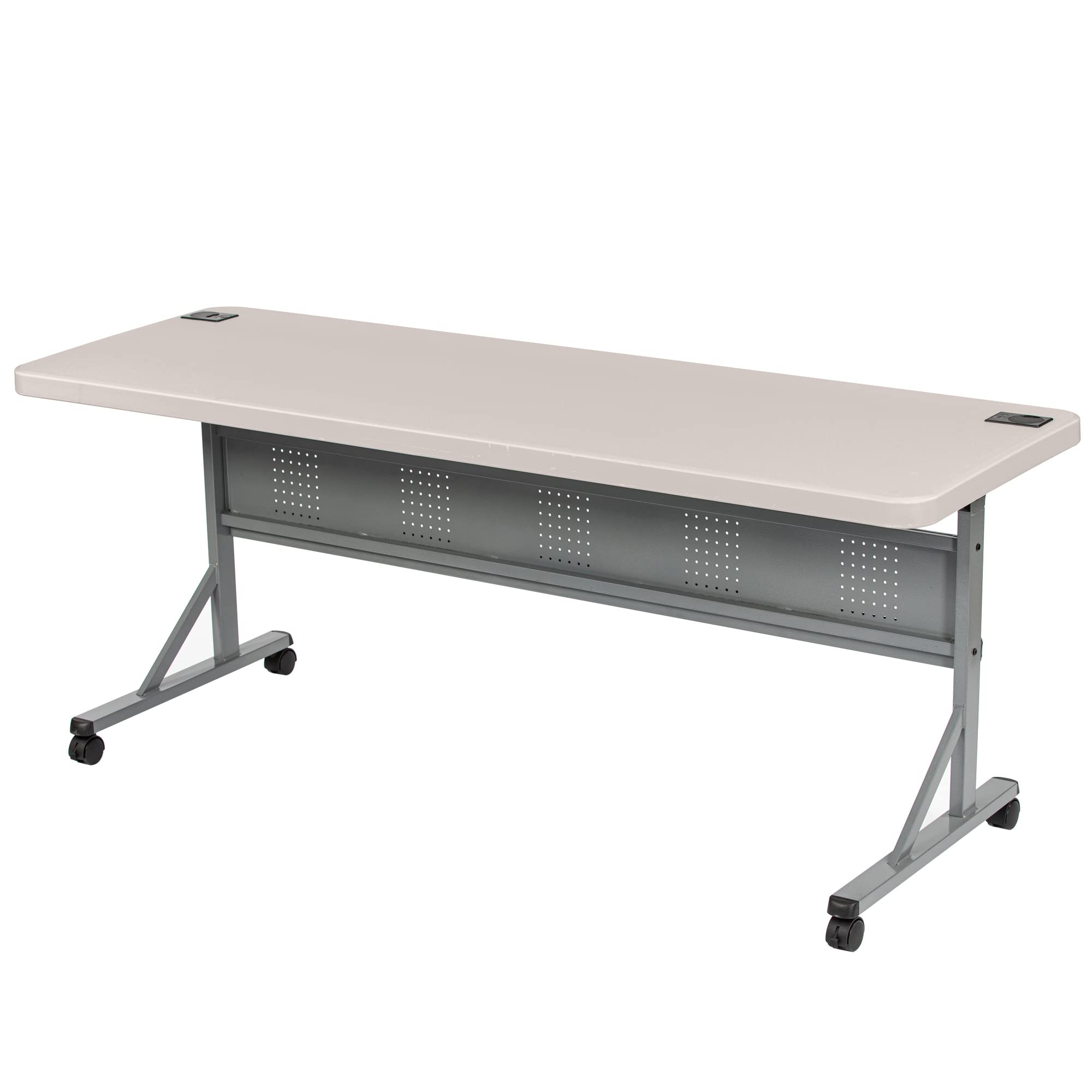 OEF Furnishings Training Table - Durable Charcoal Conference Table for Office, Classroom & Meeting Rooms | Perfect for Business, School & Training Sessions