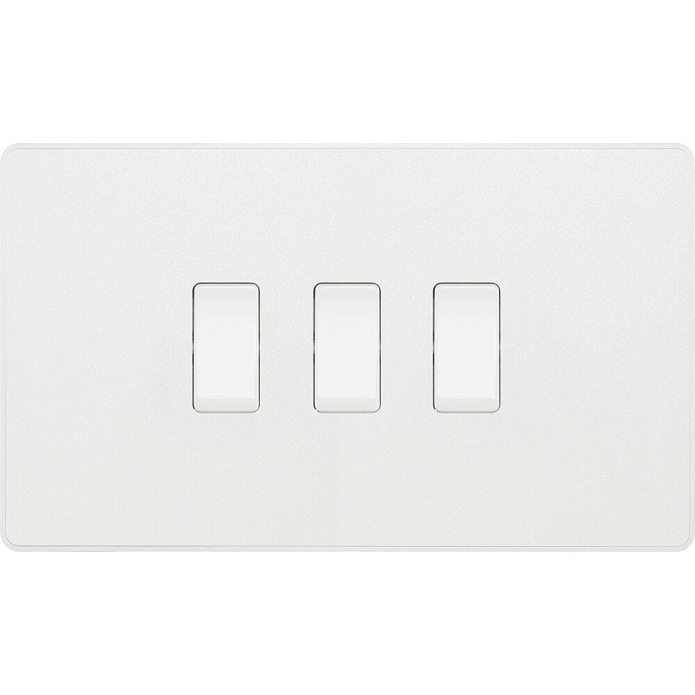 BG Evolve Pearl White 3G Intermediate Combination Switch - High-Quality Motorcycle Electrical Part for Smooth Gear Shifting | Perfect for Harley, Honda, Yamaha & More Cruiser Bikes