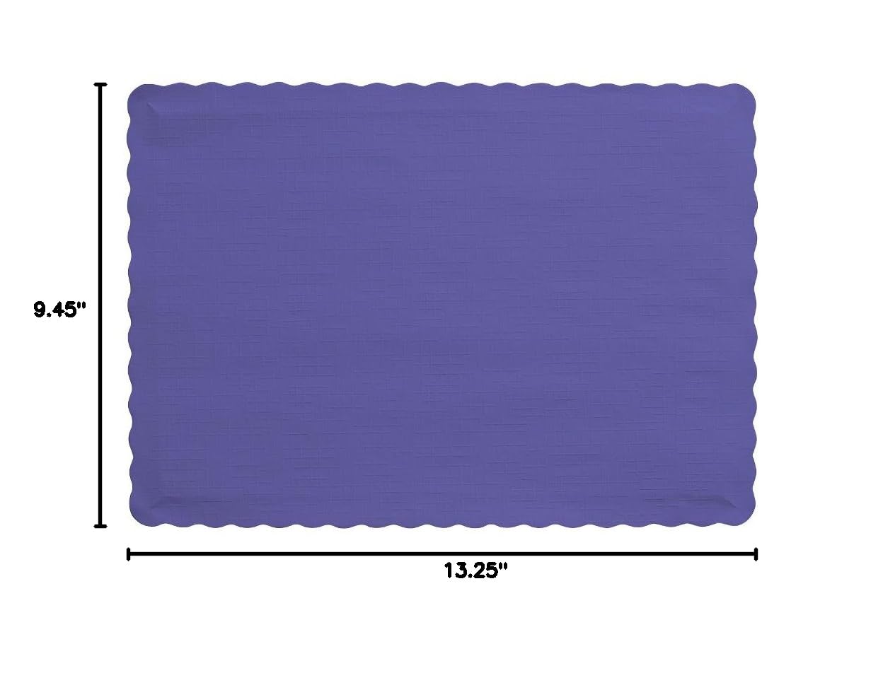 Creative Converting Purple Placemats - Set of 4 Premium Quality Table Mats for Dining, Kitchen & Home Decor | Perfect for Everyday Meals, Parties & Holiday Gatherings
