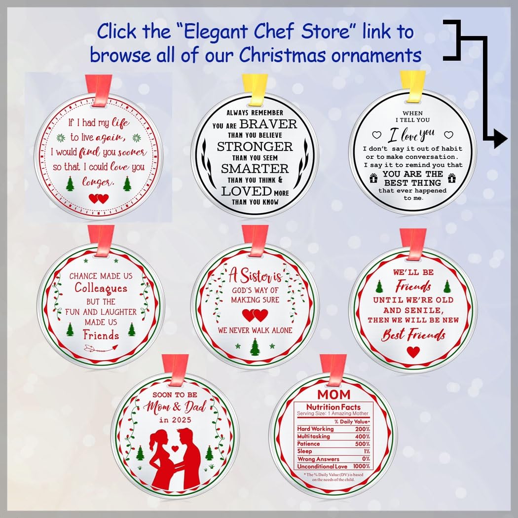 2025 Baby Pregnancy Announcement Gift for Husband, Grandparents & Family - Unique Keepsake Ornament for Expecting Parents - Perfect for Gender Reveal, Baby Shower & Nursery Decor