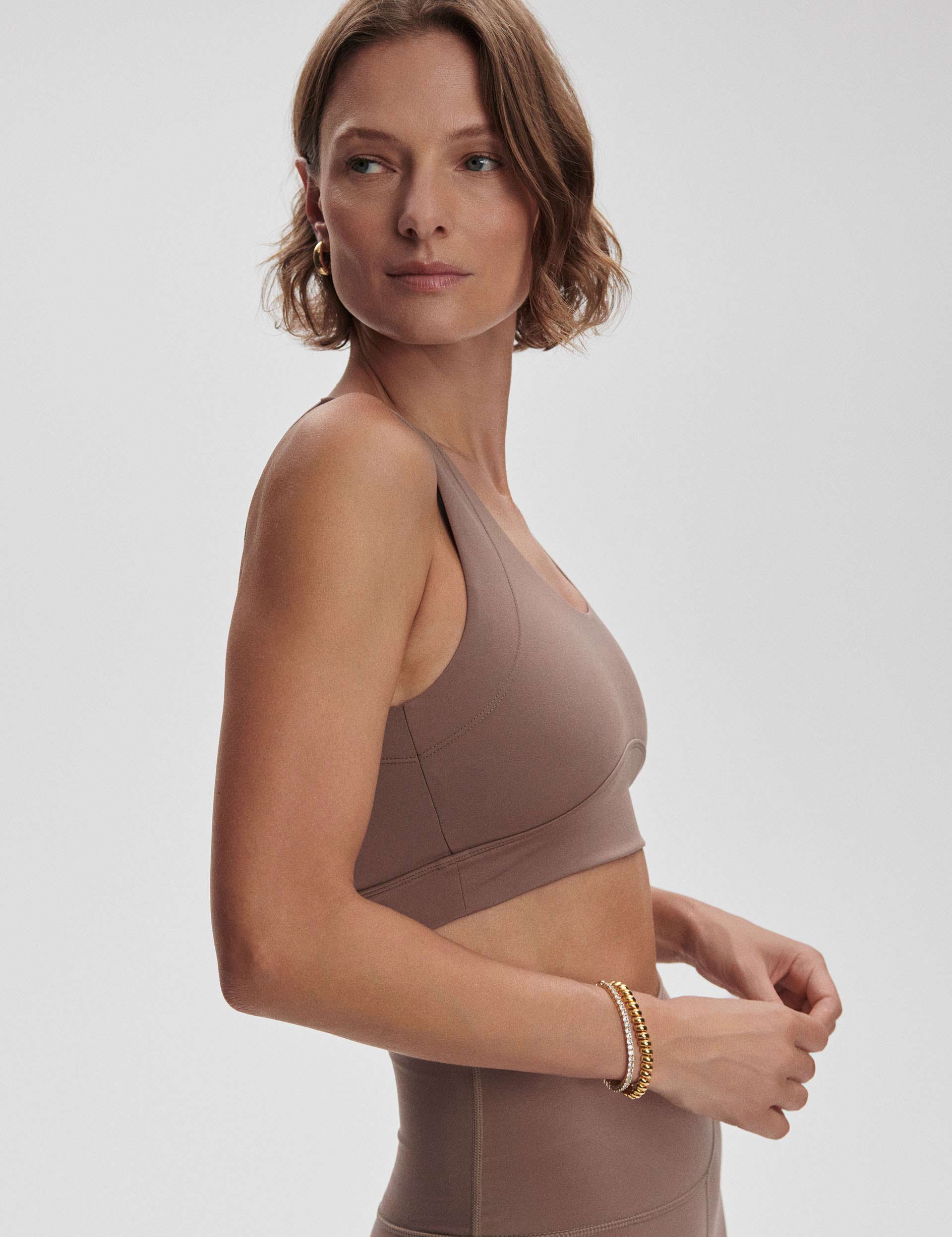 FreeSoft Essi Bra - Deep Taupe | Comfortable Wireless Bralette for Everyday Wear | Perfect for Yoga, Lounge & Sleep