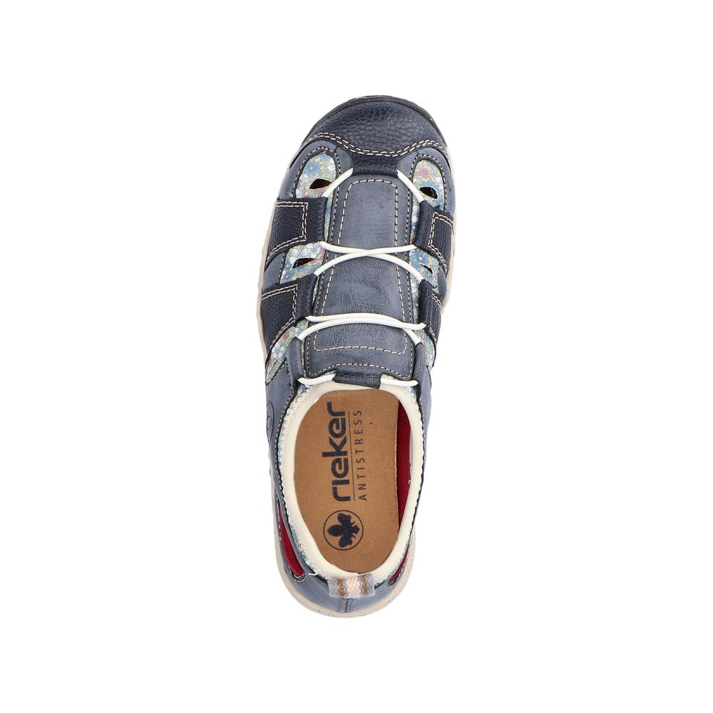 Rieker Women's Comfortable Slip-On Loafers - Stylish Casual Shoes for Work, Travel & Everyday Wear