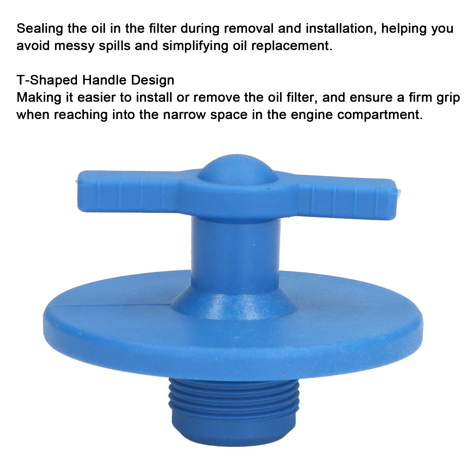 KIMISS Oil Filter Plug Removal Tool - Compatible with Cummins 2500/3500 Engines - Replacement Oil Filter Plug Wrench for Easy Maintenance - Perfect for Diesel Truck & Heavy Equipment Repair