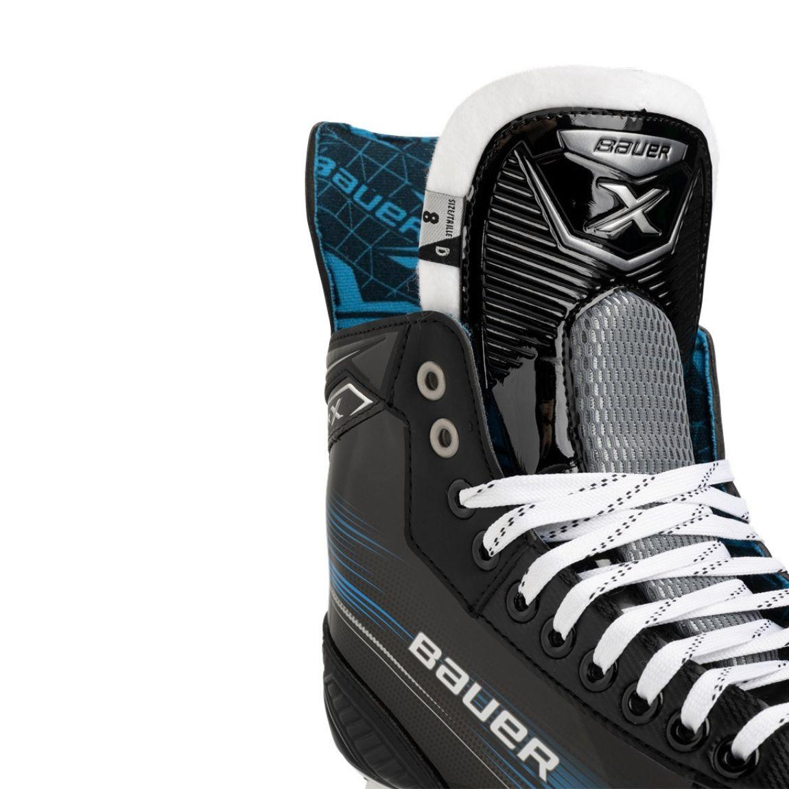 Bauer X Hockey Skates for Senior Players - Professional Ice Skating Shoes for Men & Women - Perfect for Hockey Games, Training, and Recreational Ice Skating