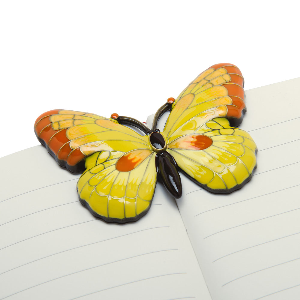 Esterbrook Butterfly Book Holder - Yellow Book Stand for Reading, Cooking, and Studying - Perfect for Cookbooks, Textbooks, and Novels