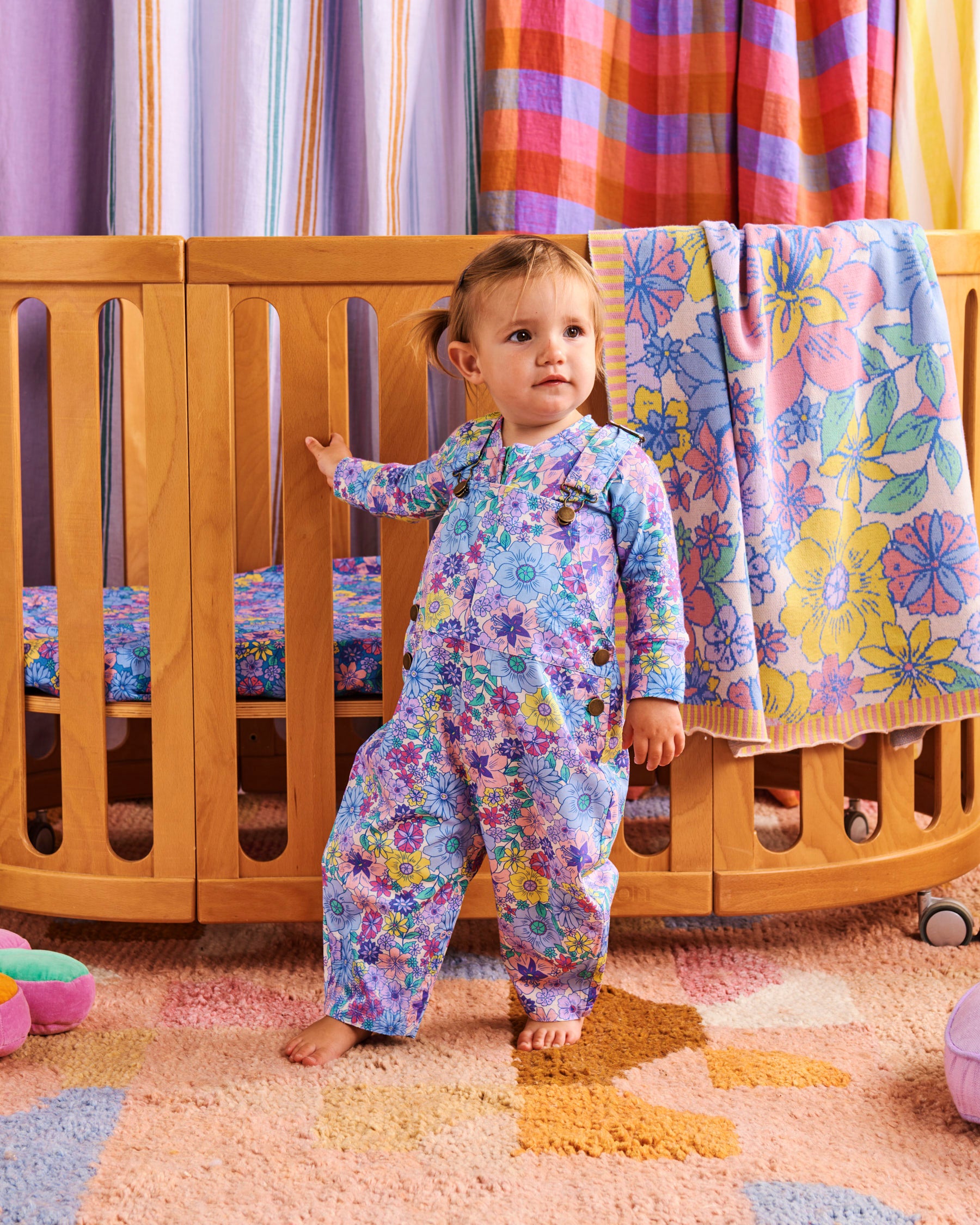 Bunch Of Fun Baby Cotton Drill Overalls - Soft & Durable Baby Romper for Boys & Girls - Perfect for Playtime, Daycare & Family Outings