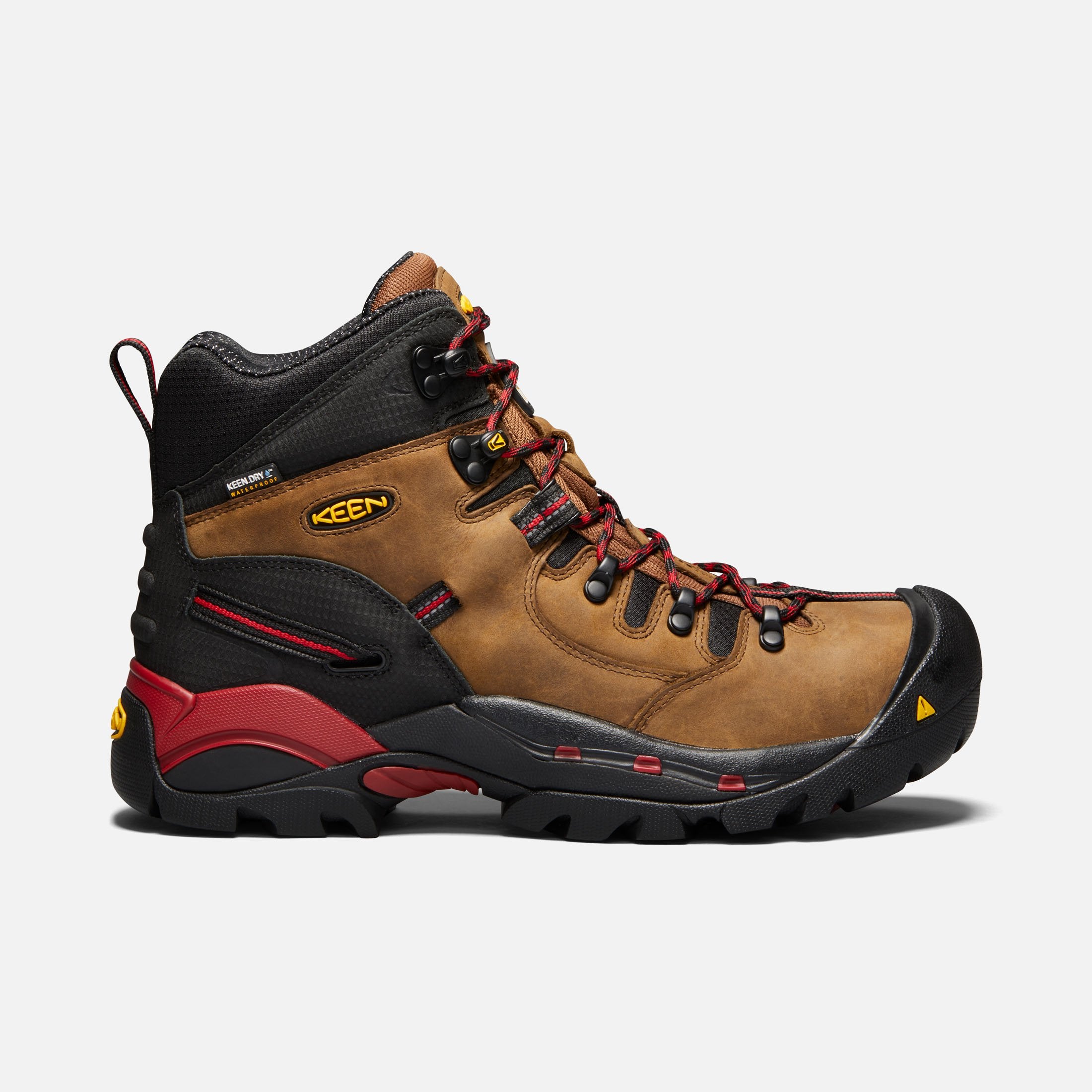 Keen Hamilton 1020096 Men's Size 6 Waterproof Composite Toe Hiking Work Boots - OSHA Approved Safety Shoes for Construction & Outdoor Work