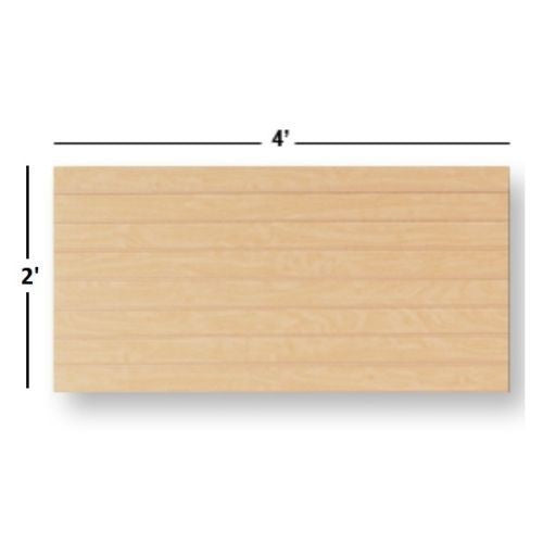 Premium 2' x 4' Maple Wood Panels - Set of 2 - High-Quality Hardwood for DIY Projects, Home Decor & Crafting - Perfect for Wall Art, Furniture Making & Woodworking