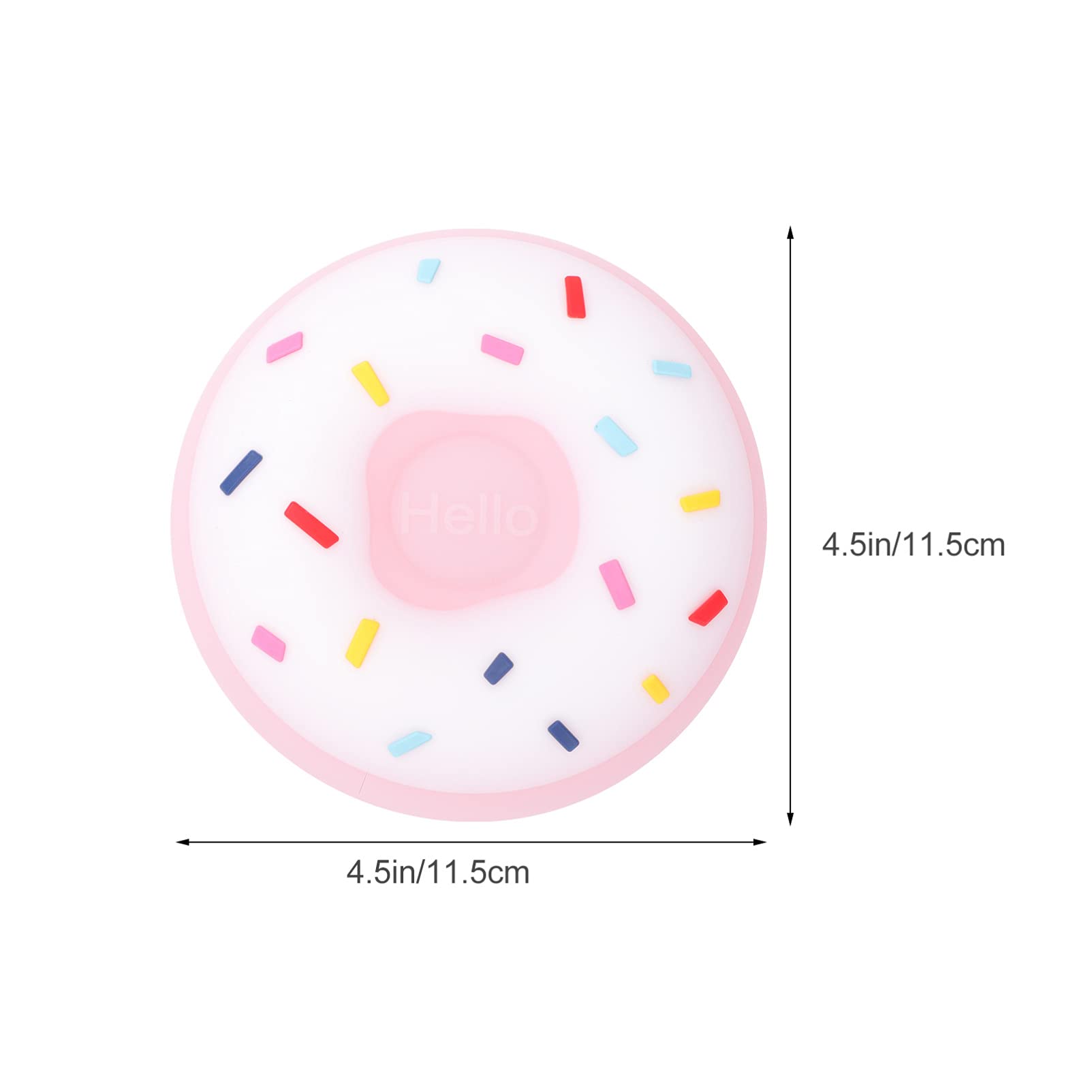 **Beaupretty Cute Silicone Donut-Shaped Night Light - USB-Powered LED Bedside Lamp for Girls, Nursery, Bedroom - Perfect for Anniversary, Wedding & Desk Decor**    *(Ideal for kids' rooms, cozy bedrooms, romantic weddings, or as a thoughtful gift!)*