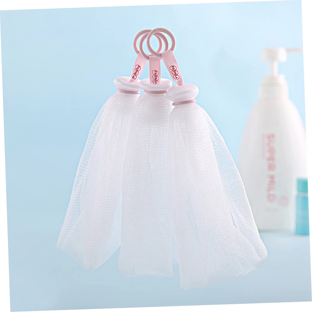 Minkissy Lightweight Portable Facial Bubble Maker - 2 Pack Foaming Nets for Soap Cleansing | Perfect for Travel, Spa & Daily Skincare Routine