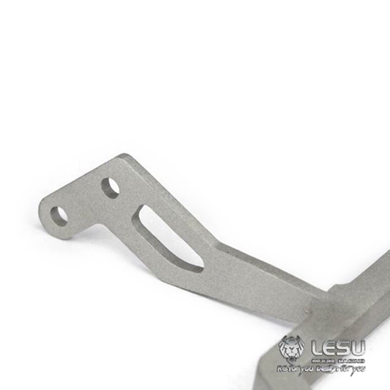180MM LESU Metal Rear Bumper for 1/14 Scale 3348 RC Dumper Tipper Truck - DIY Upgrade Part for Radio Control Vehicle & Hobby Models - Perfect for Off-Road Crawling & Construction Site Simulation